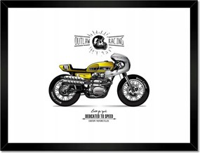 Poszterek keretben 40x30 Motorkerékpár Antik Vintage
