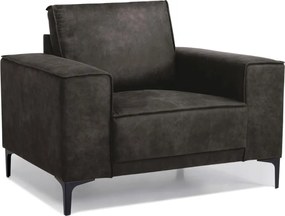 Copenhagen feketésszürke műbőr fotel - Scandic