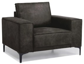 Copenhagen feketésszürke műbőr fotel - Scandic