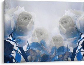 Kép - Fehér rózsa (70x50 cm)