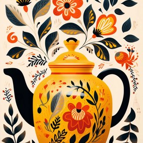 Poszter 90x90cm Emlékek a teaházból