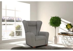 Füles fotel VIVA sötétszürke