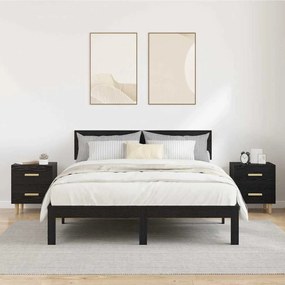 Ágyat tartó szekrény 2 pcs Musta tammi 40 x 35 x 47.5 cm