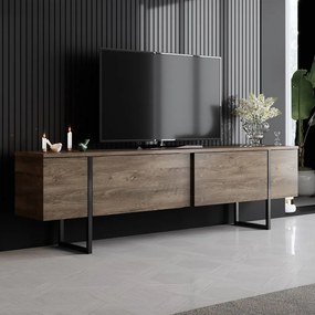 Luxe - dió/fekete TV-állvány