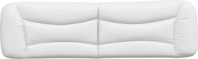 fehér műbőr fejtámla párna Hvar 193 cm