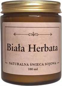Szója illatgyertya 180 ml Fehér kanócos tea kézzel készített