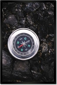 Poszterek keretben 40x60 Iránytű fekete szénen