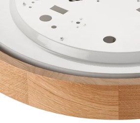 Brilagi - LED mennyezeti lámpa CARVALHO 2xE27/60W/230V tölgy Ø37,5 cm