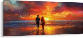Kép - Séta a tengerparton (120x50 cm)