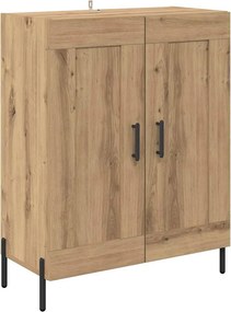vidaXL Széf Artisan tölgy 69,5 x 34 x 90 cm Műszaki fa és vas