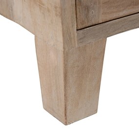 Natúr színű mangófa tálalószekrény 160x71 cm – Ixia