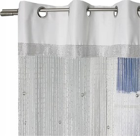 Függöny Spagetti Gömbök Ezüst 150x250 cm