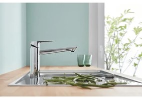 GROHE 31693000 - BAUEDGE mosogató csaptelep, 193 mm, fényes króm