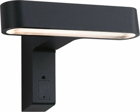 Paulmann Ito Led kültéri fali lámpa antracit színben, mozgásérzékelővel, IP44 6W