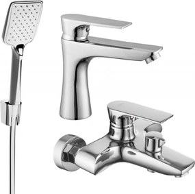 Mexen Axel R62 kád csaptelep készlet, króm - 73803R62-00