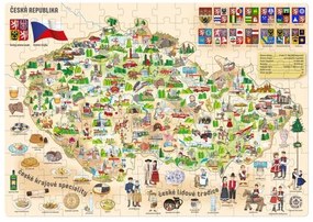 Popular puzzle Csehország térképe, 160 darab