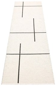 Fekete kültéri-beltéri futószőnyeg 70x270 cm Fred Black – Pappelina