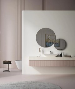 Sanovit TEODORA - PULTRA ültethető - Top Counter - porcelán mosdó - - 65 x 46 cm