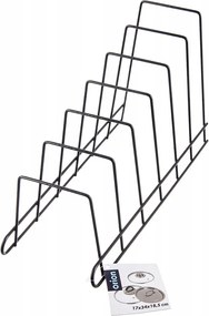 Fedéltartó Állvány Tányérok Konyhai rendszerező szekrény fiókhoz fekete