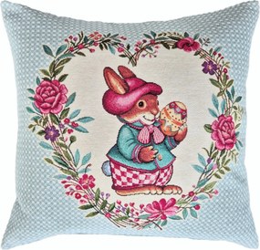45x45 cm Húsvéti párnahuzat nyuszi gobelin Különböző Minták Húsvét