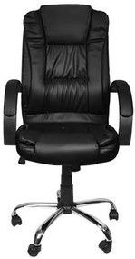 Office chair eco leather - black MALATEC