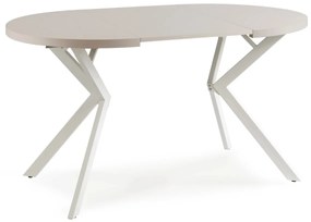 Bővíthető Étkezőasztal Kasmír/Fehér Színben. LUGO 90-190 cm