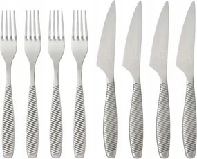 Hús steak evőeszköz készlet kés villa 4 szett Ikea 365+