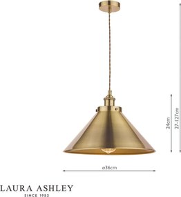 Laura Ashley Rufus 3756151-Q Függőlámpa 1x60W/E27 IP20