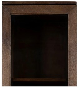 Barna mangófa tálalószekrény 40x180x40 cm Ravi – Ixia