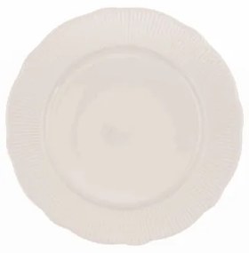 24 db-os étkészlet, fehér porcelán