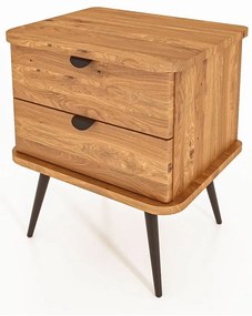 Natúr színű tölgyfa éjjeliszekrény Kula – The Beds