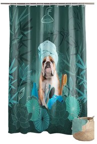 Zuhanyfüggöny 180x200 cm Doggy zen – douceur d'intérieur