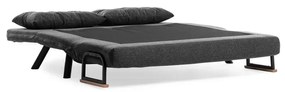 2 személyes kanapéágy Homoko 2-Seater - Sötét Szürke