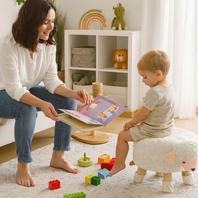 Gyermekszék bárány motívummal