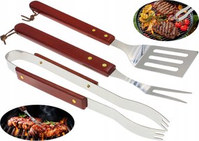 Grill eszközök Tartozékok Szerszámok Fogók Bbq spatula készlet 3AZ1BEN
