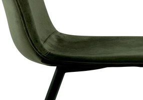 Design étkezőszék Damek olajzöld