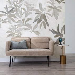 Bézs zsenília kanapé 127 cm Bind – Ixia