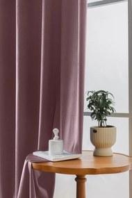 Világoslila VELVET sötétítő függöny 140x270 cm Felfüggesztés: Hullámos sínszalag