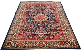 Klasszikus szőnyeg Sötét kék AFSHAR 150x225 Perzsa szőnyeg