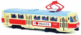 Rappa Villamos, amely csehül jelzi a megállókatPRAGUE , 28 cm