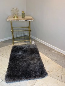 Scott Sötétszürke fürdőszobai szőnyeg 50x80 cm