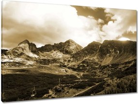 Vászonkép 90x60 Tátra Lengyel hegyek Kilátás