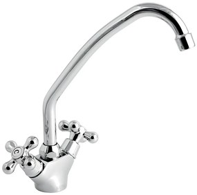 Novaservis - TITANIA RETRO mosogató csaptelep fényes króm