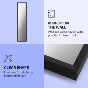 Klarstein La Palma 900 smart, infravörös hősugárzó, 40 x 160 cm, 900 W, tükörállvány