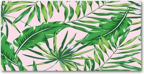 Fotó üvegkép Trópusi levelek 140x70