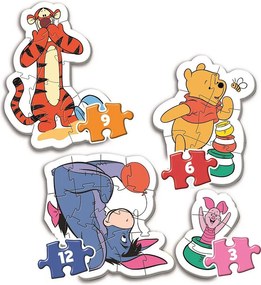 Disney Micimackó My First baba forma puzzle Clementoni