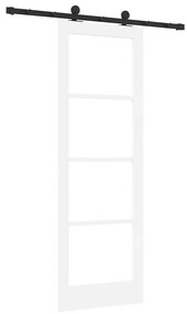 Csúszó Ajtó ORKDAL Fehér 73.5 x 211 cm Fa és fém