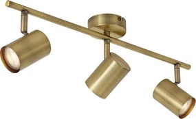 Modern spotlámpa bronz dönthető 3-lámpás - Jeana