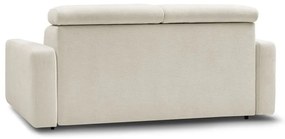 Krémszínű kinyitható kanapé 215 cm Monaco – Bobochic Paris