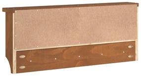 SANDNES tömör fenyőfa falra szerelt kabátállvány 87x12x35 cm